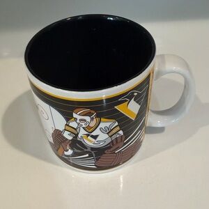 Vintage Pittsburgh PenguinsBlack and White Hockey Mug
